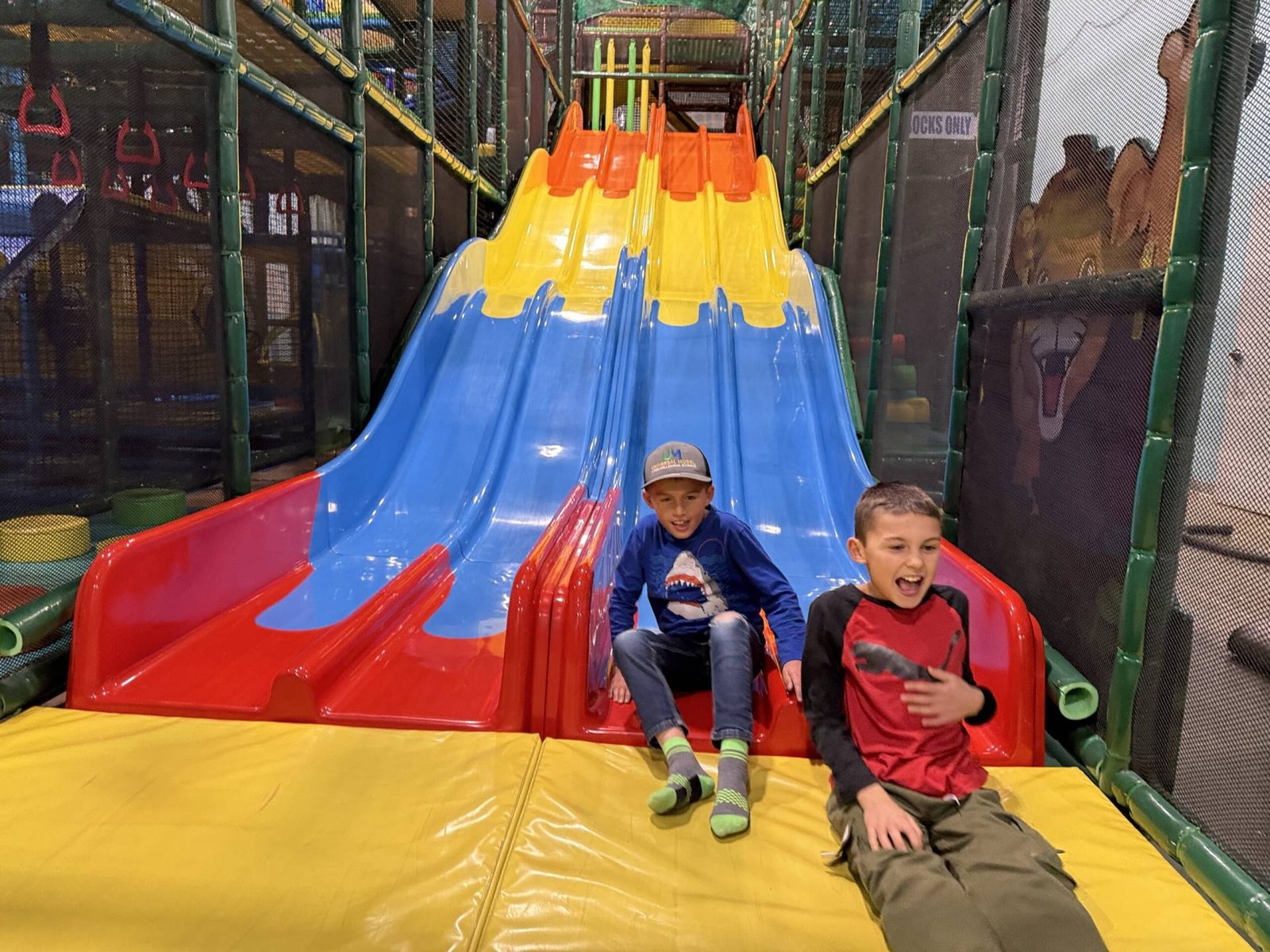 Indoor play structure at Discovery Cove