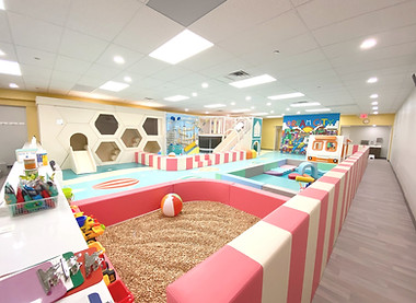Soft play and open floor space at Dream City in Forest Hills.