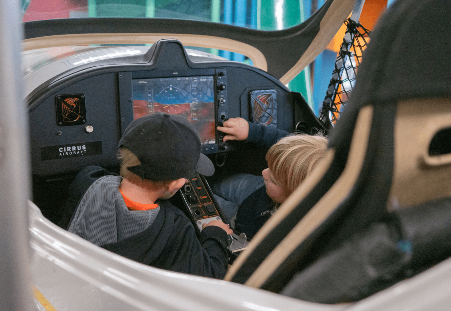 Aviation Exploration exhibit at the Duluth Children's Museum