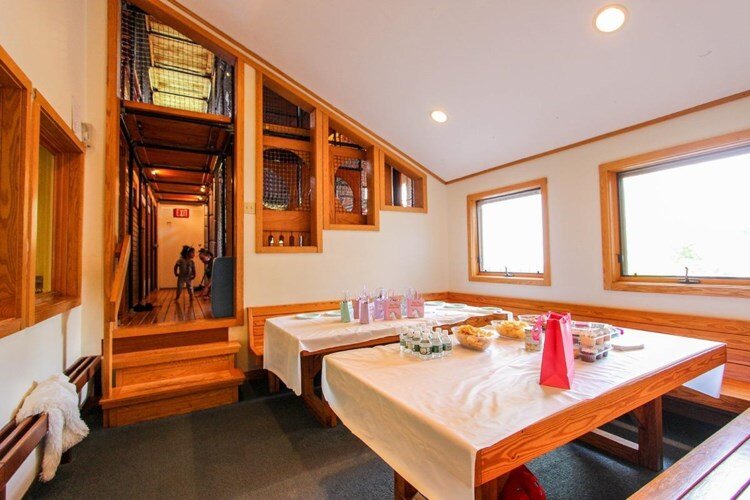 Party setup at Eastlake Recreation Center