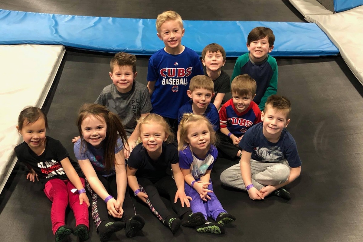 Active jump area at Elevate Trampoline Park Milan