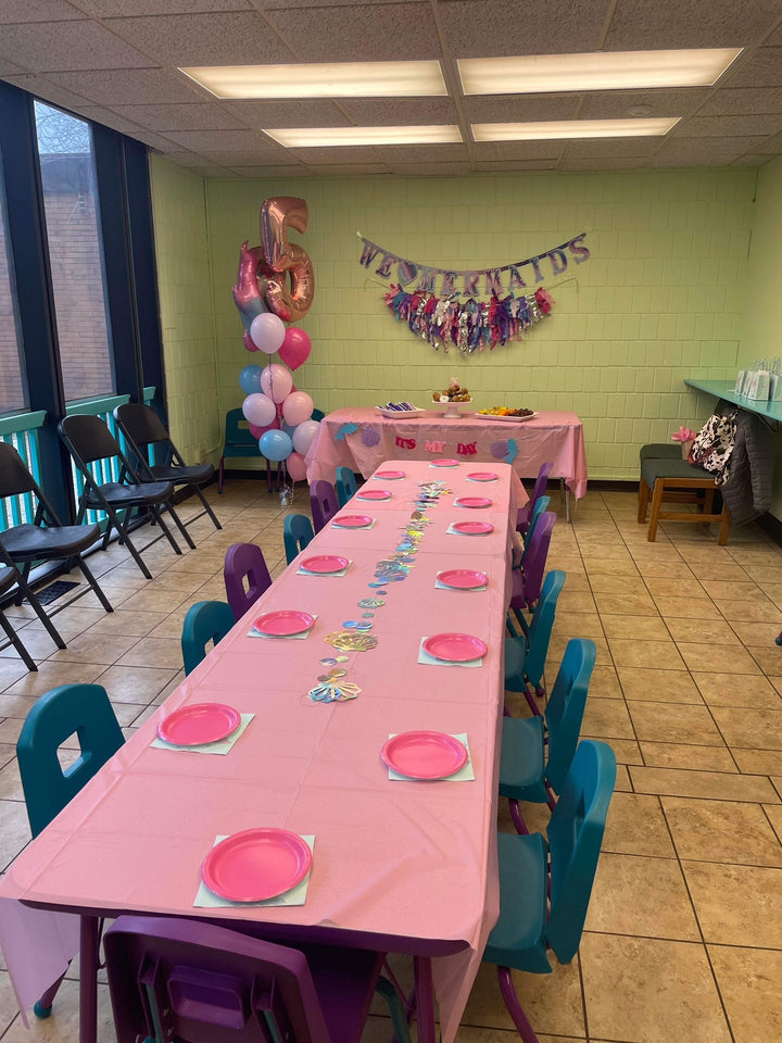 Birthday room setup at Ergadoozy