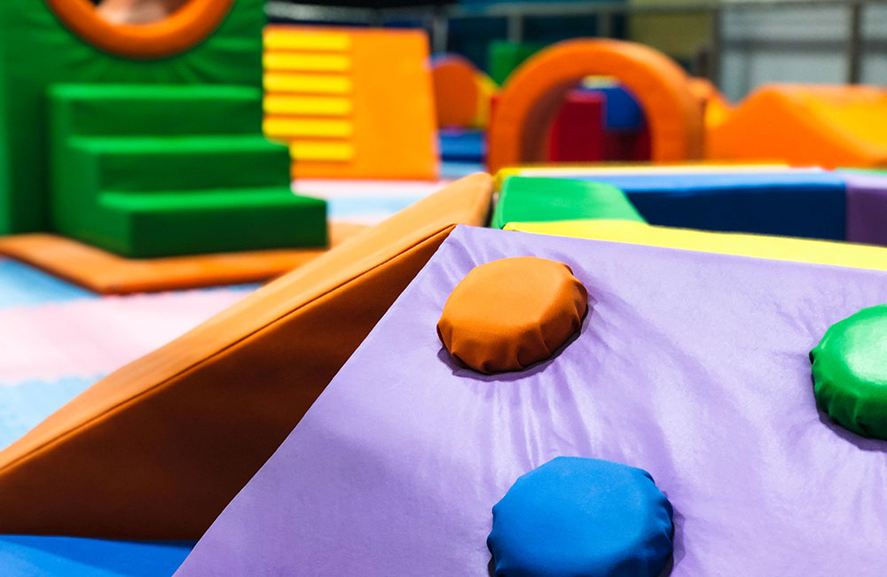 Toddler soft-play zone at Exhilarate Savannah