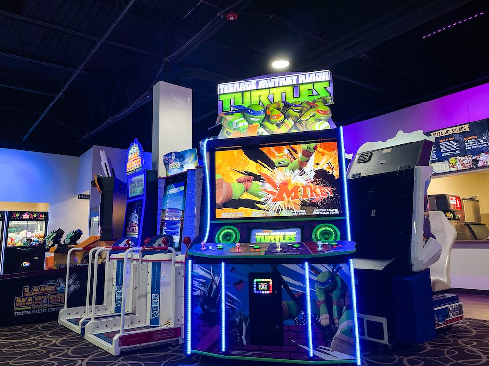 Arcade area at Fairytale Fun Place.