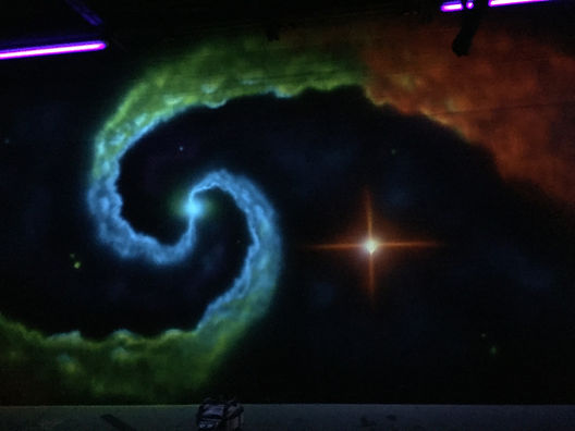 Indoor activity area at Fireflies Fun Zone