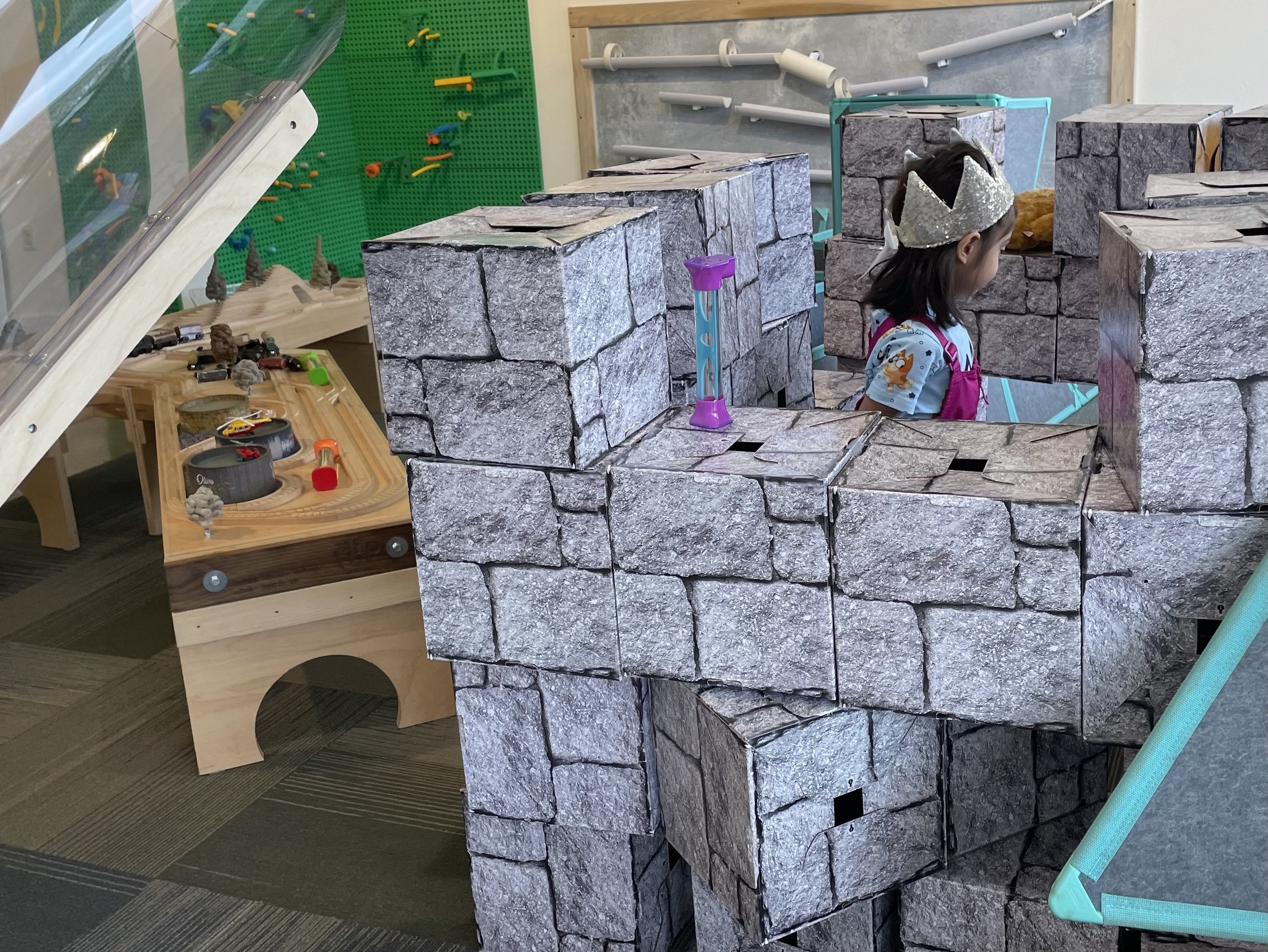 Children using an active play feature inside FLIP Museum in Hillsboro.