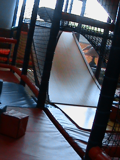 Soft-play climbing area at Fun Central.