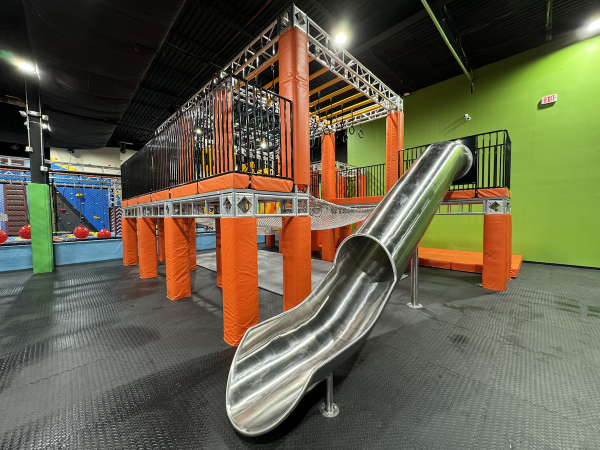 Ninja warrior course at Fun City Adventure Park.