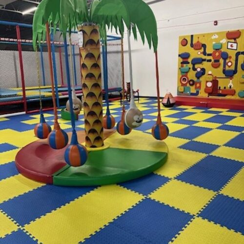 Children's play structure at Fun City Lumberton