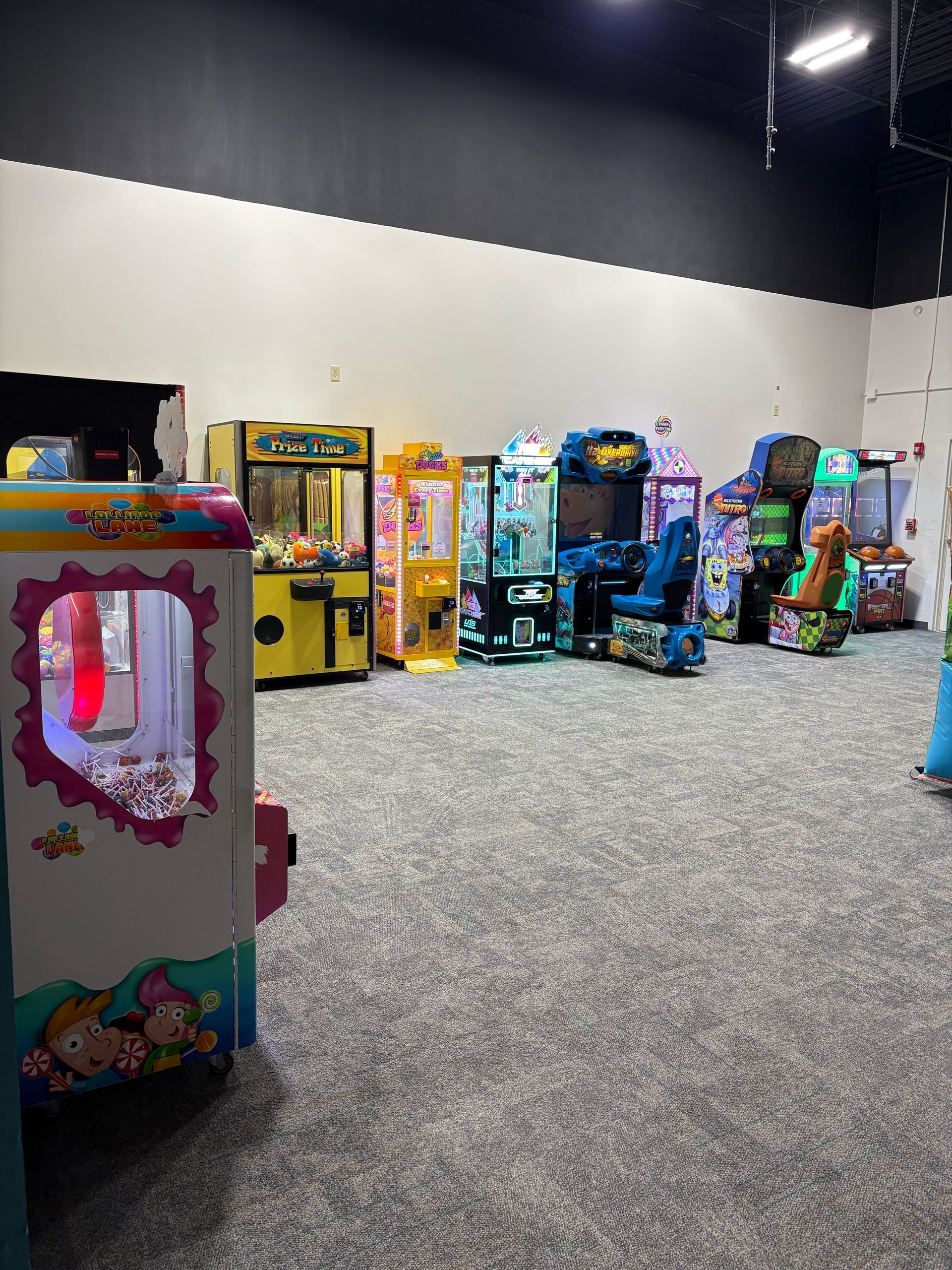 Arcade area at Fun Run Liberty