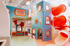Main indoor playground area at Funzy Play Tangram