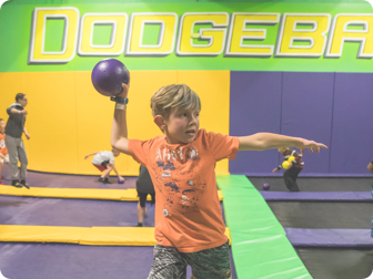 Dodgeball area at Get Air New Port Richey.