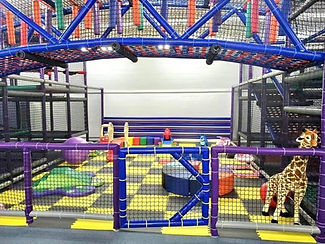 Toy and toddler play area inside GG's Playland