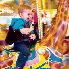 Carousel inside Giggleberry Fair