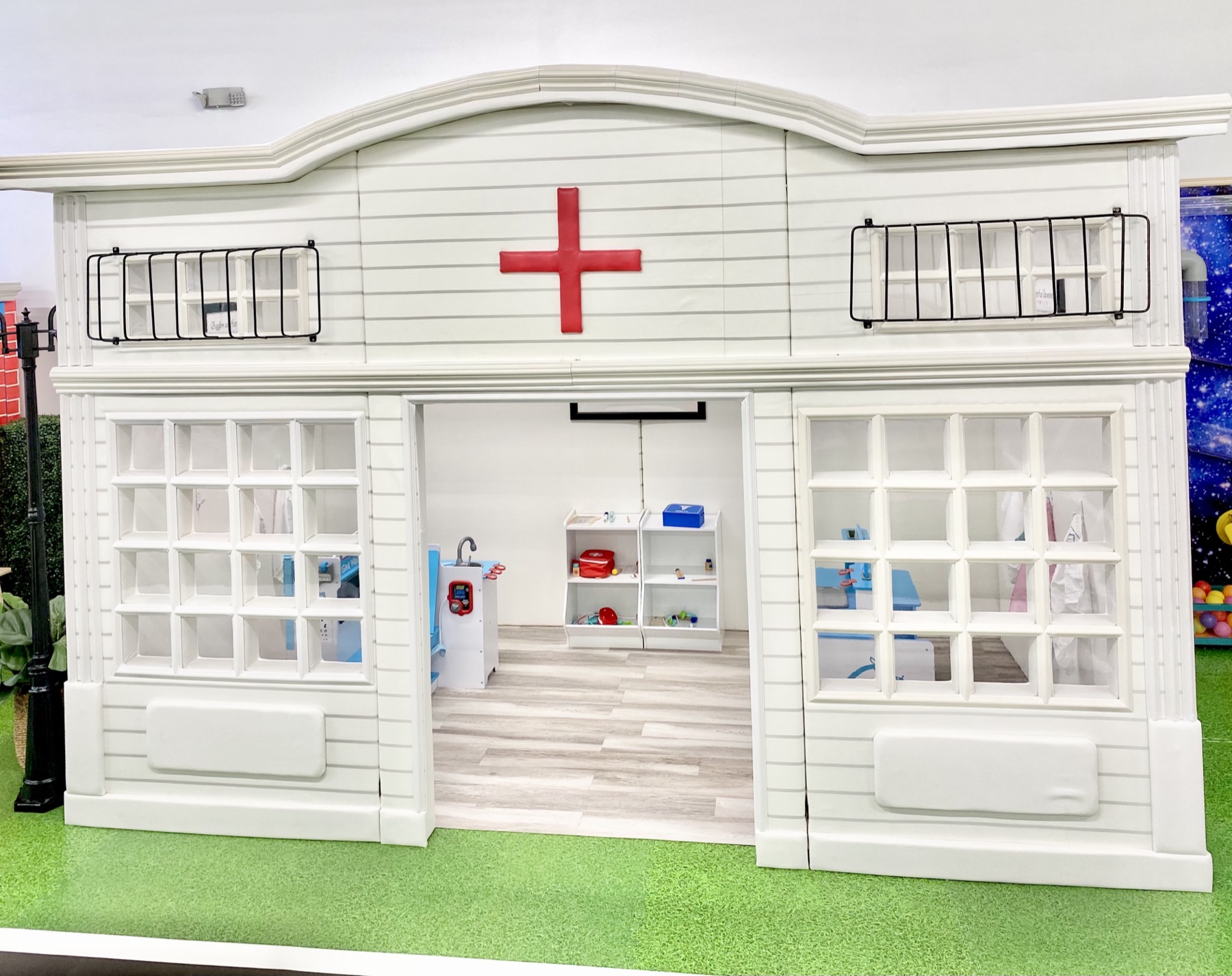 Soft-play and activity area at Giggles and Fun Houston.