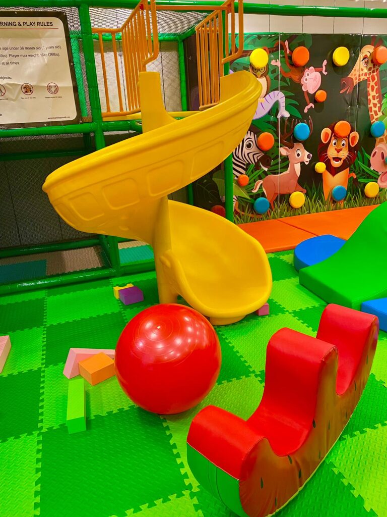 Go Playland soft-play area designed for active indoor play.