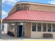Front entrance of Goshen County Library in Torrington