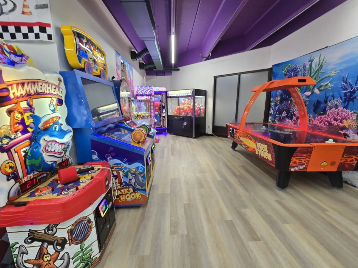 Arcade area at Granite City Jump.