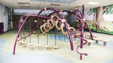 Indoor playground at Greystone Recreation Center.