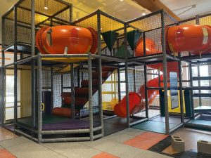 Kid Zone indoor playground at Heckart Community Center.