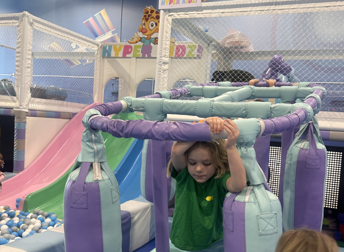 Play structure at Hyper Kidz Wheaton
