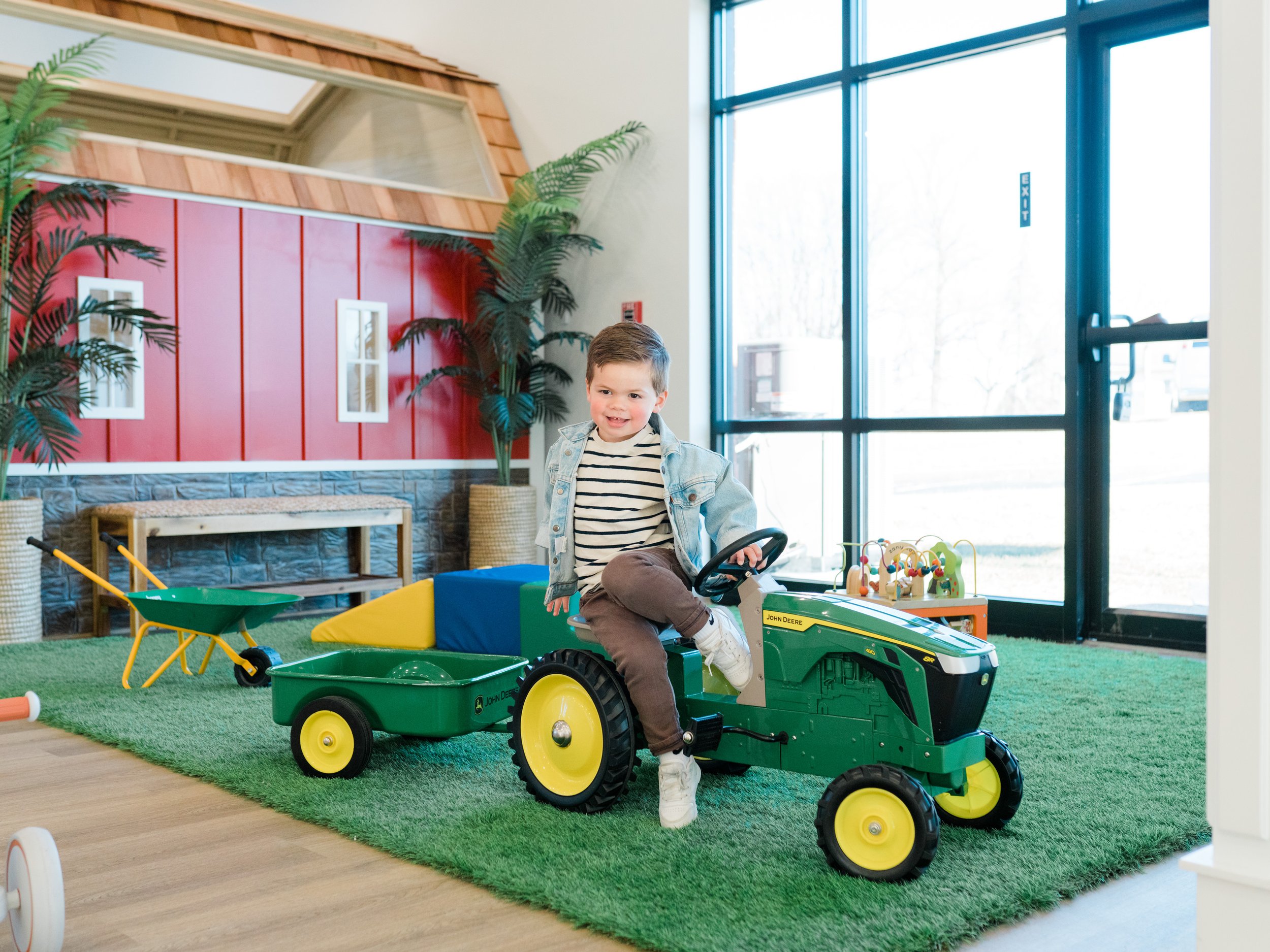 Interior playhouse scene at Imagination Street