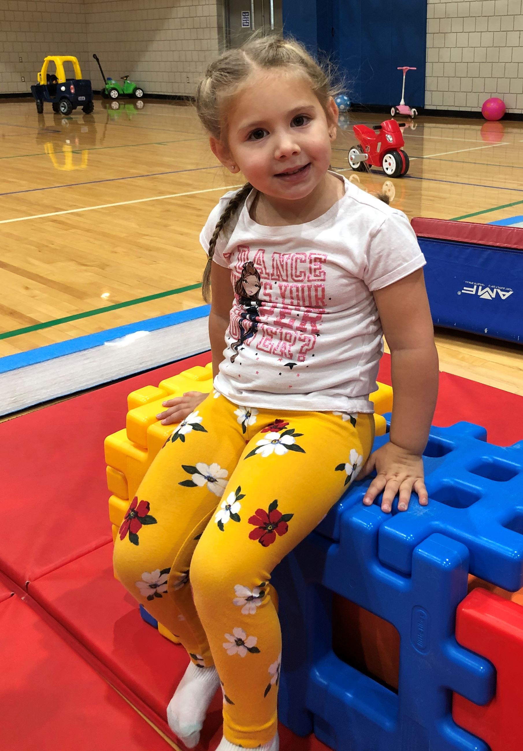 Children playing during the Indoor Park program at Cedar Falls Recreation & Fitness Center