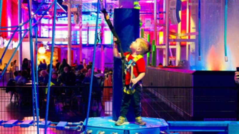 Little It lower ropes course at It Adventure