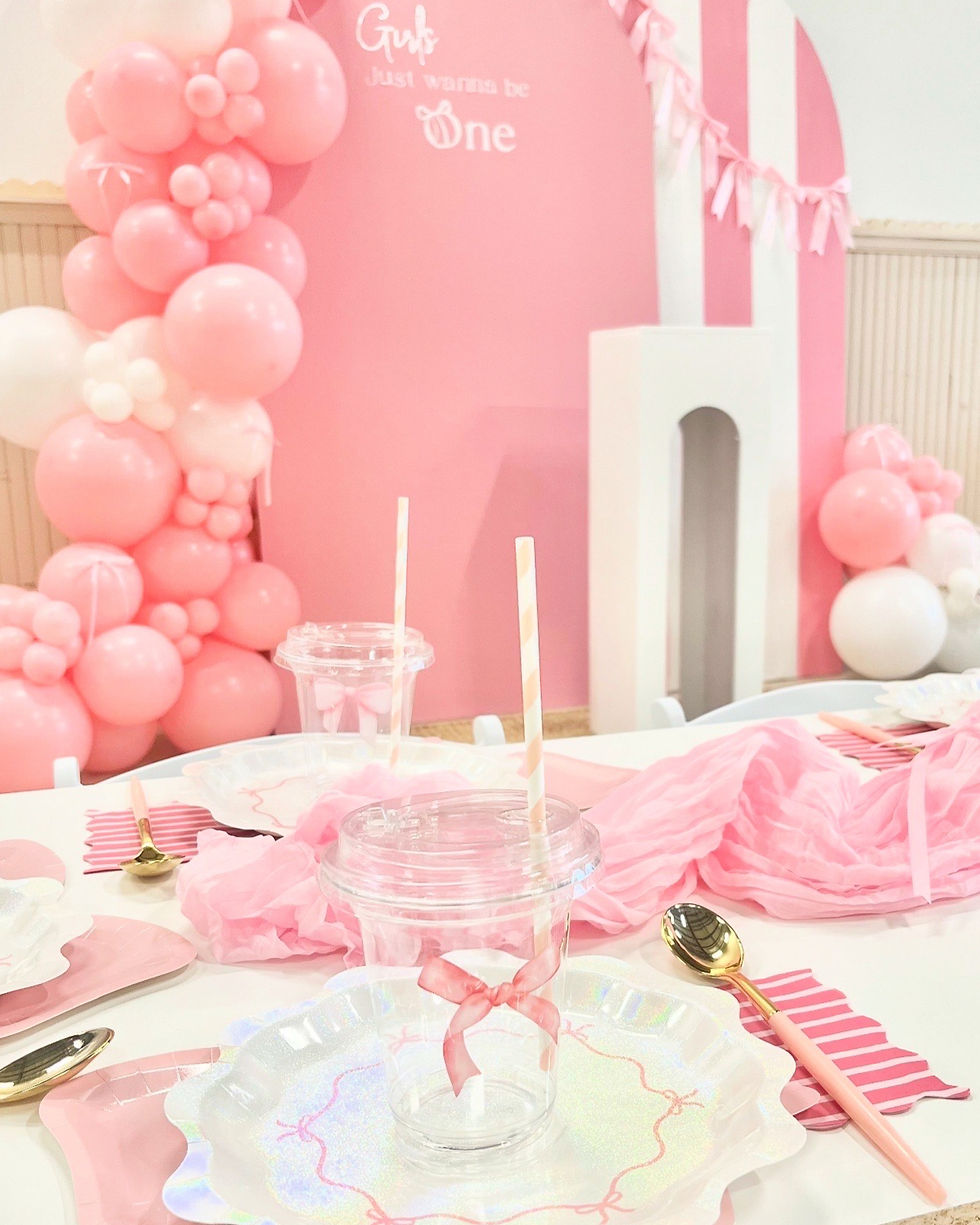 Styled party setup at J&K Play Studio.