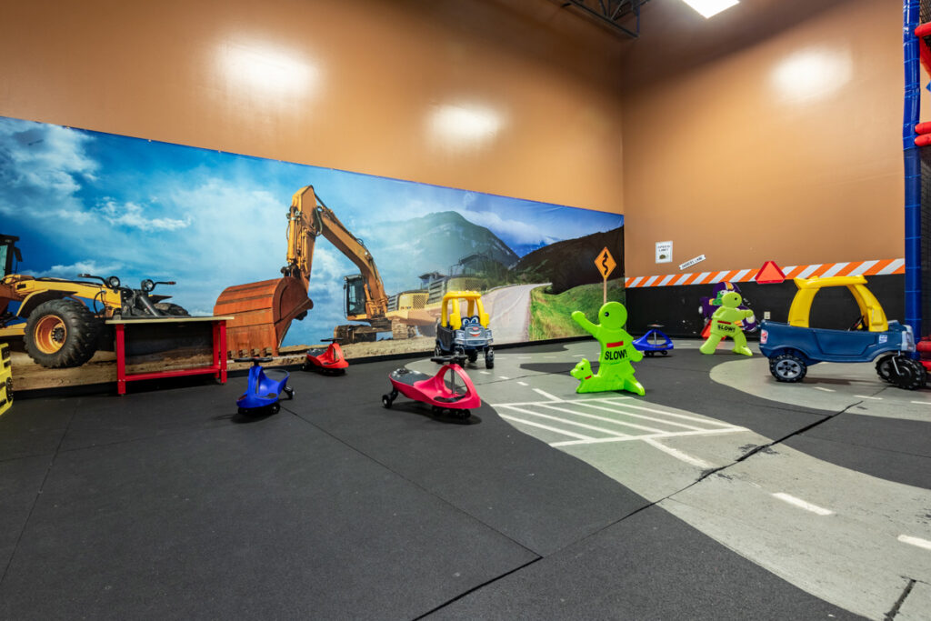 Jabbers play space and activity tables