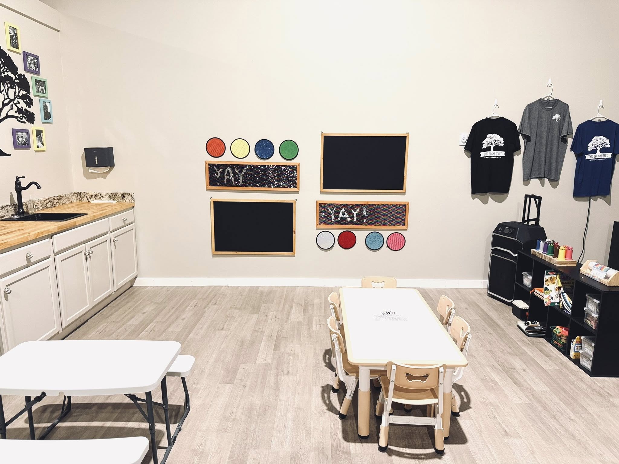 Children's art and activity room at Jake's Place.