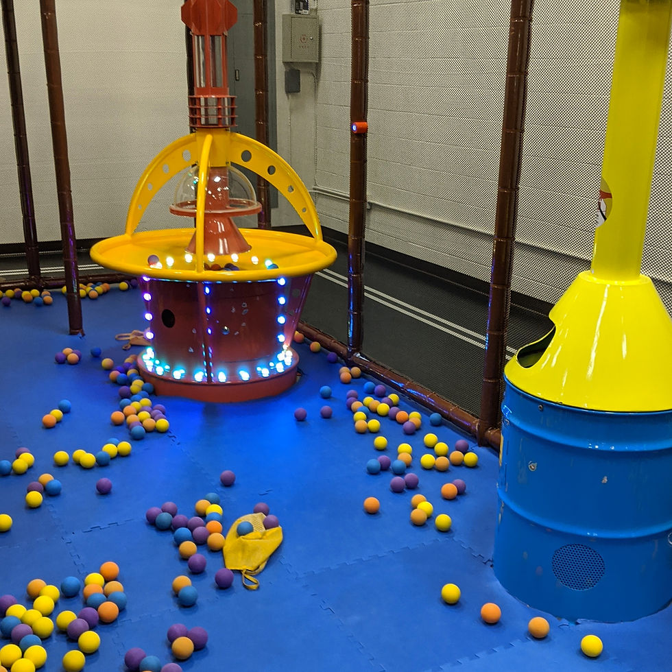 Ball play feature at Jolly Roger Land San Jose