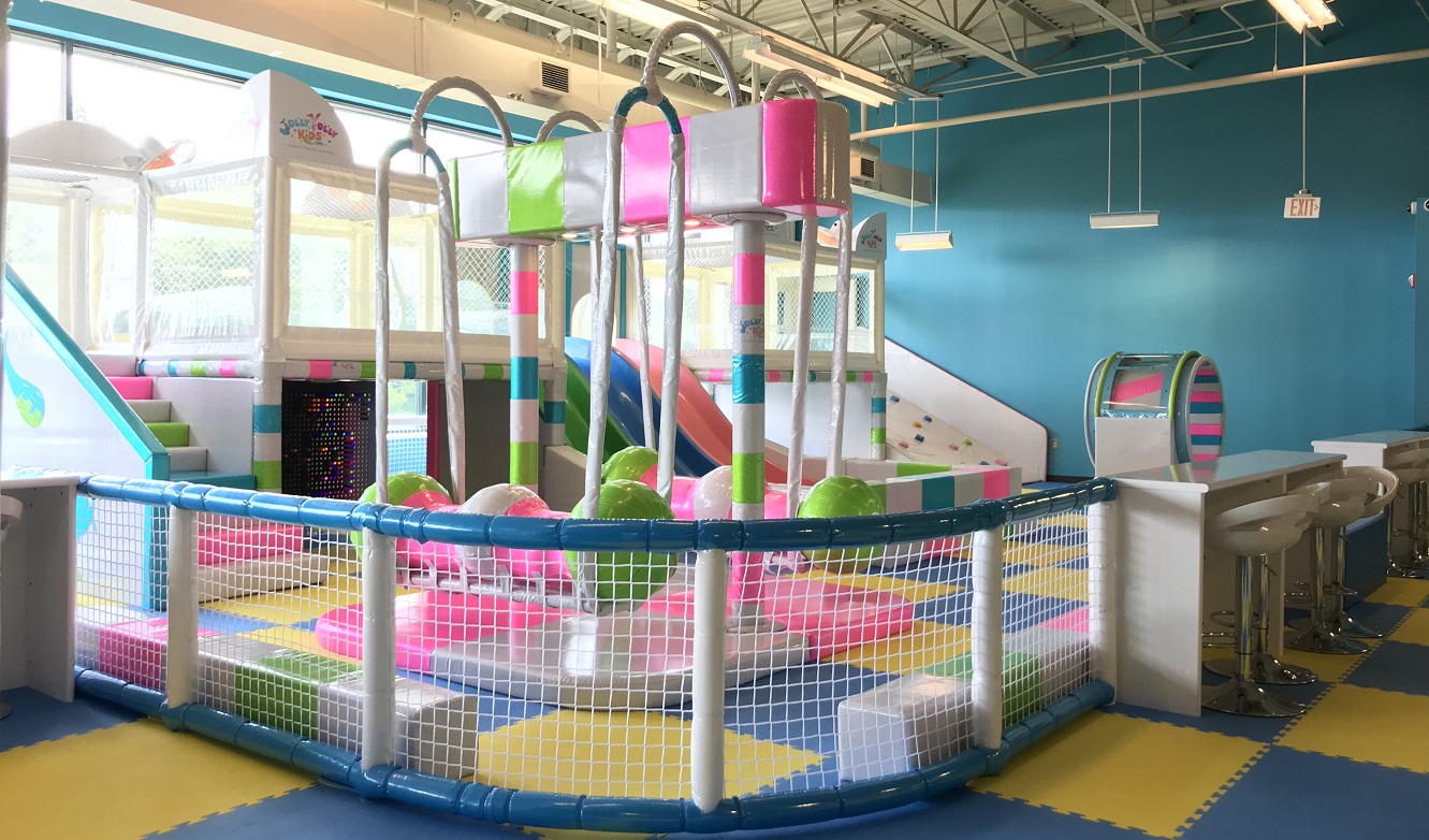 Tot lot area at Jolly Yolly Kids Fairfax
