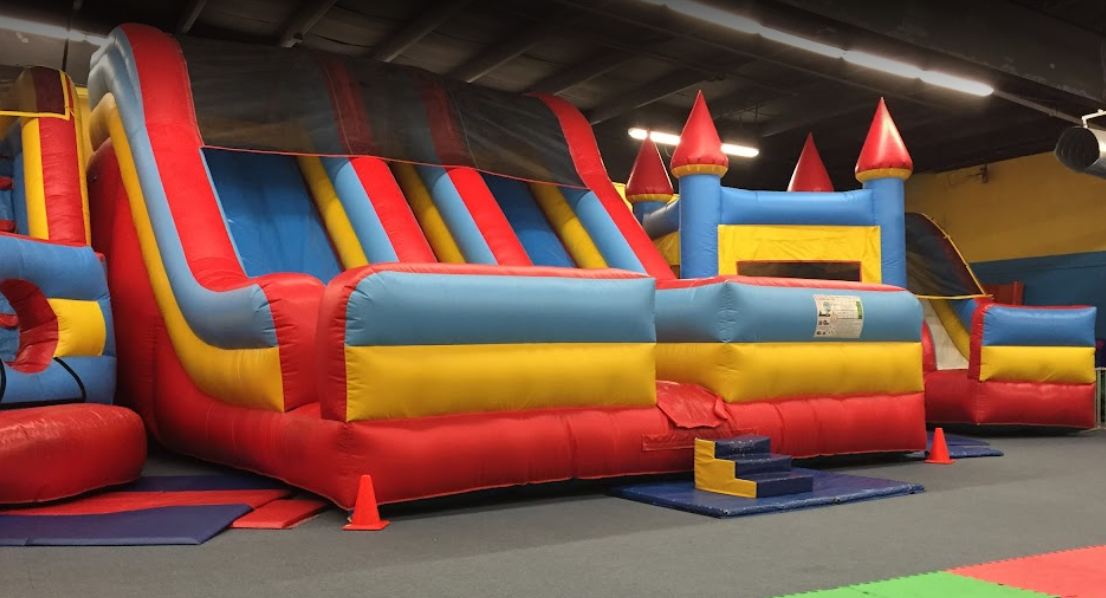 Inflatable play structure at Jump N Joy