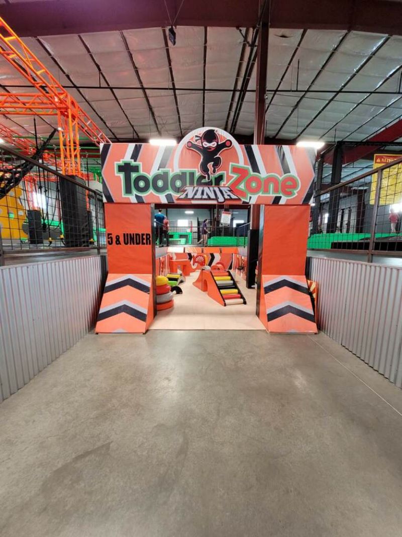 Toddler Zone entrance at Jump Time Bozeman