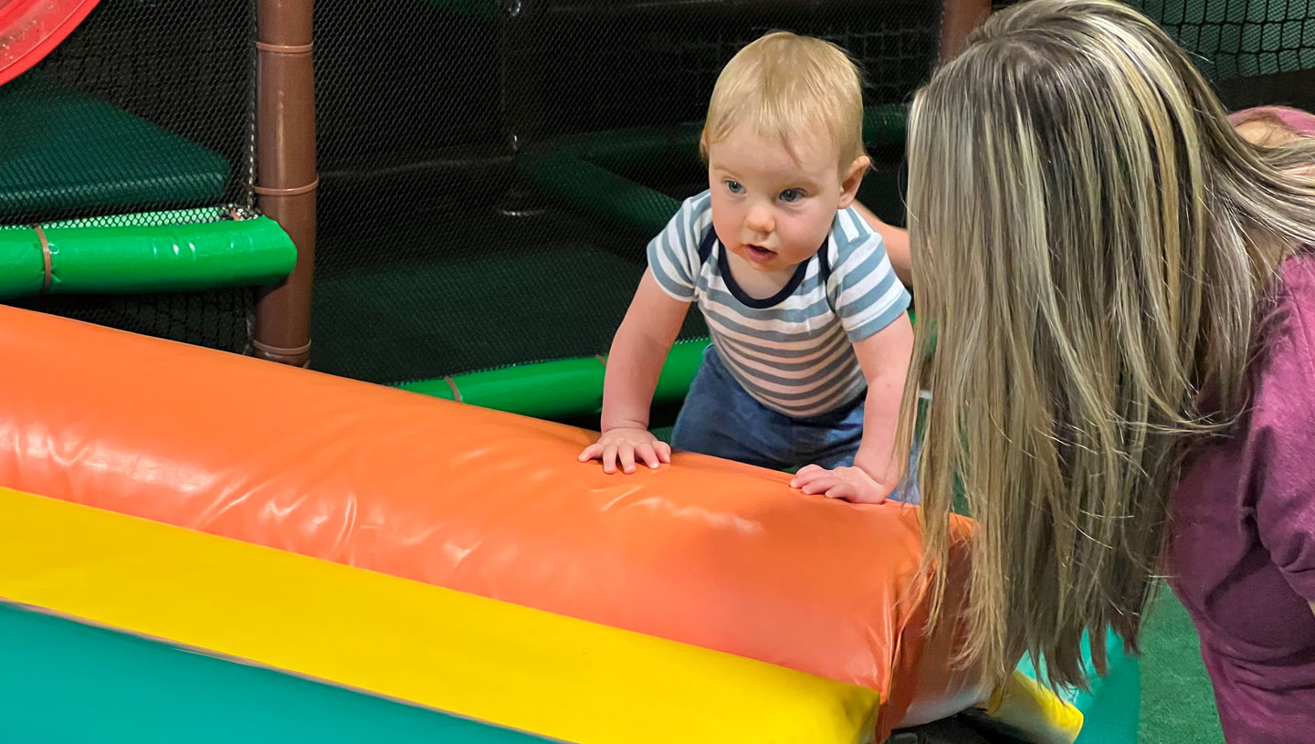 Toddler zone at Jungle Jam Party and Play.