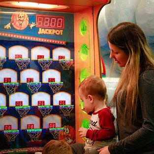 Arcade area at Jungle Joe's Family Fun Center.