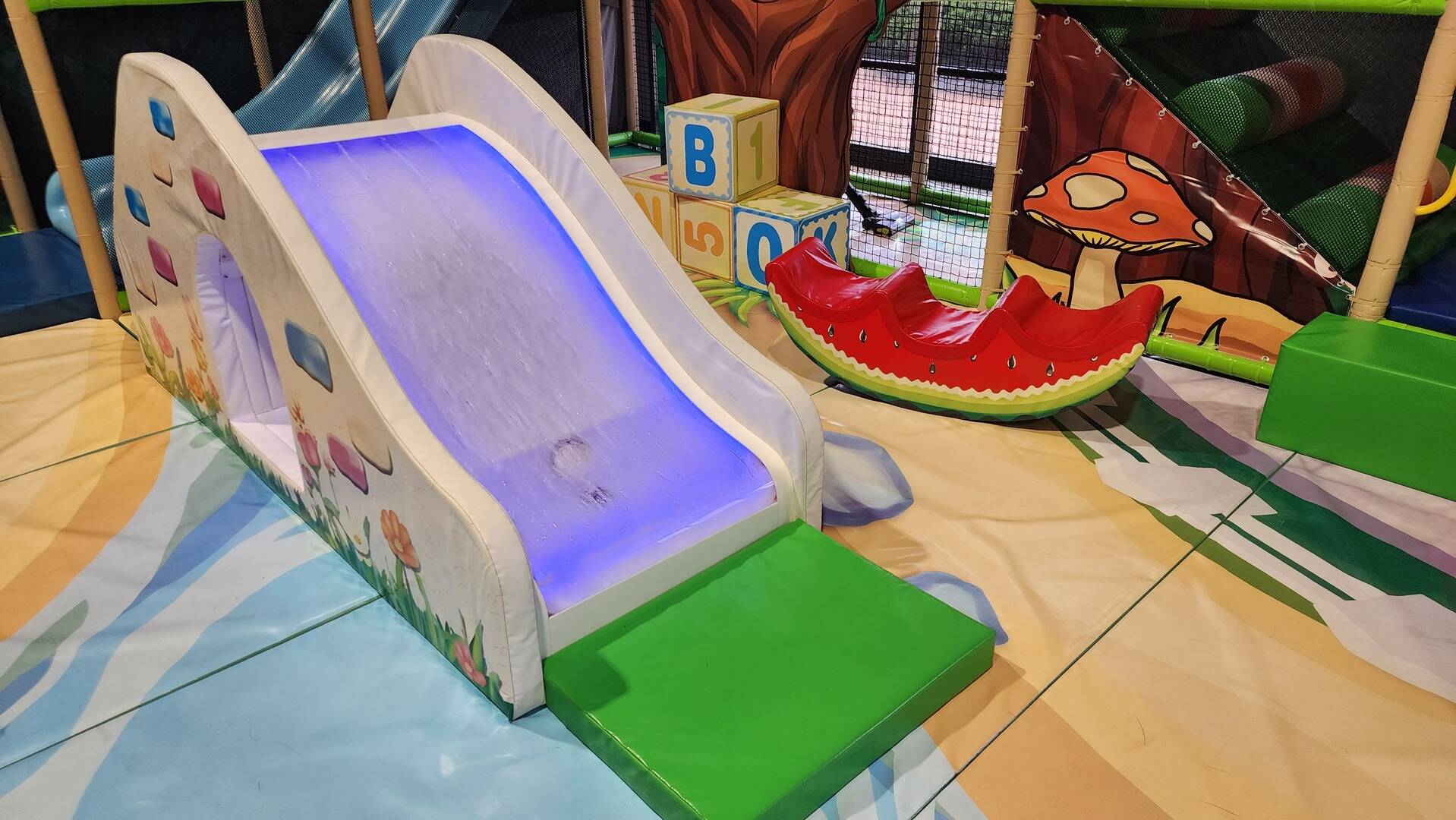 Toddler play area at Kanga's Independence