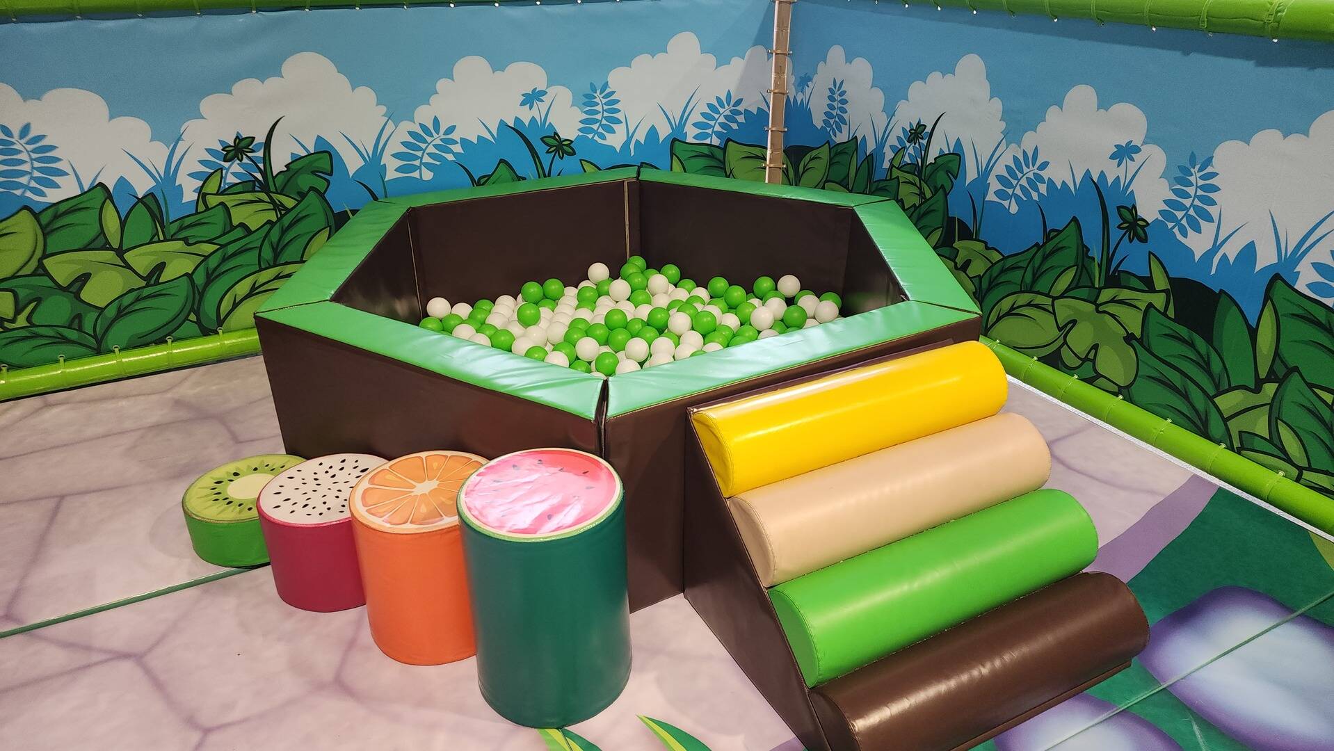 Ball play area at Kanga's Independence