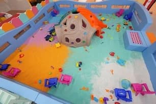 Sandbox area at Keiki Kingdom Honolulu