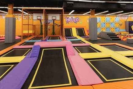 Trampoline zone at Keiki Kingdom Aiea