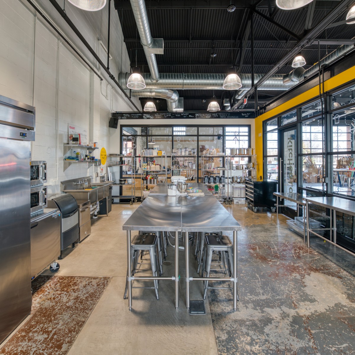 Kitchen Lab workshop area at Keystone Kidspace.