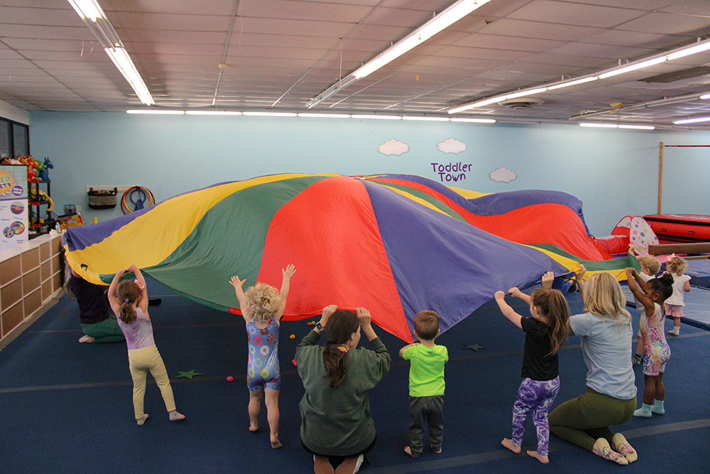 Group activity inside Kid City