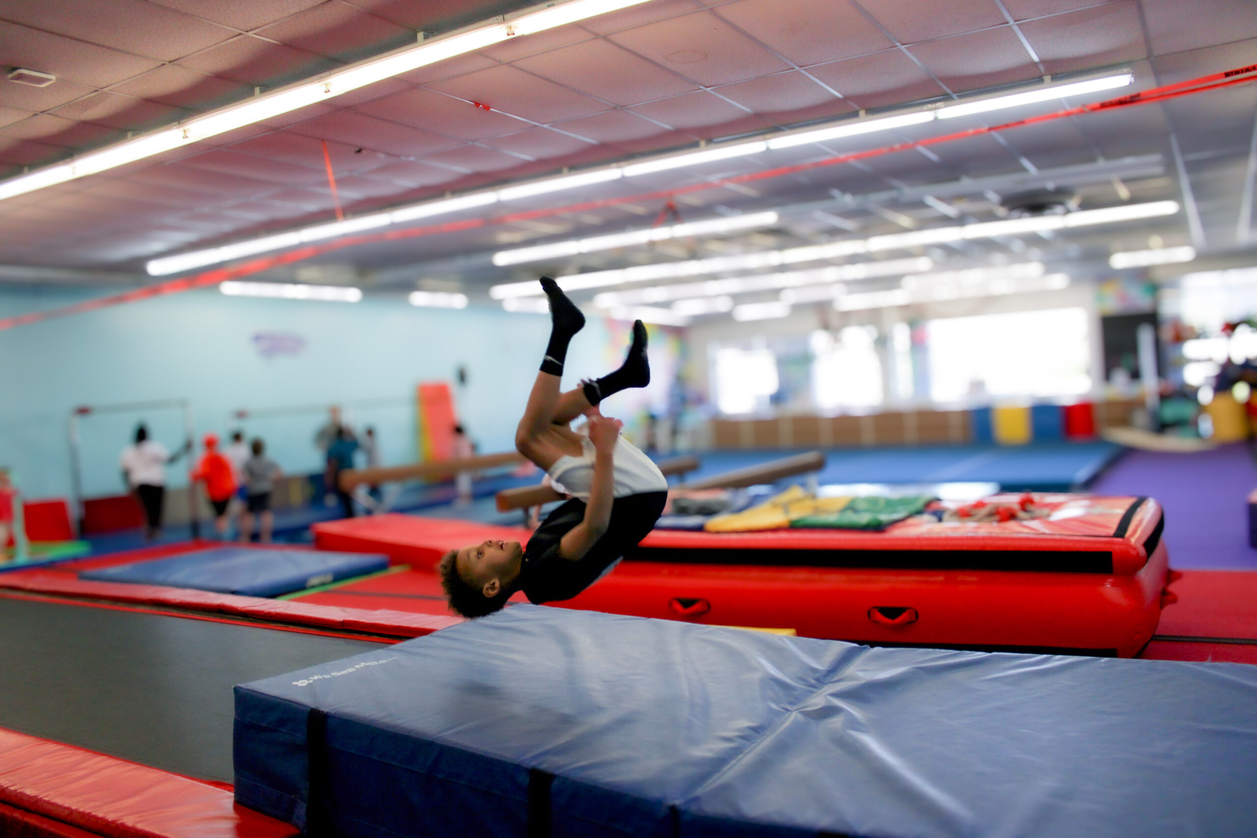 Indoor play setup at Kid City