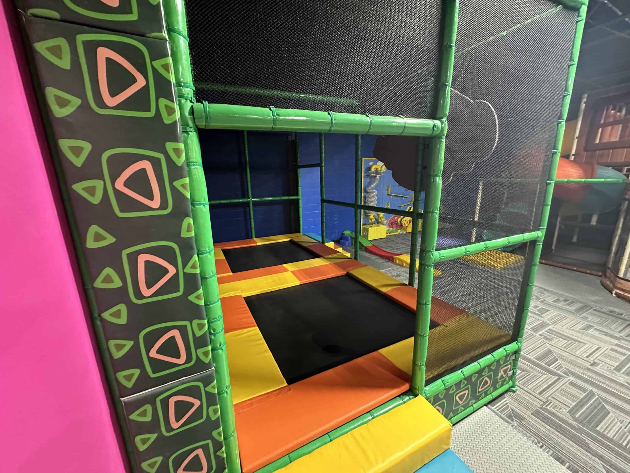 Trampoline area at Kid Clubhouse Mason