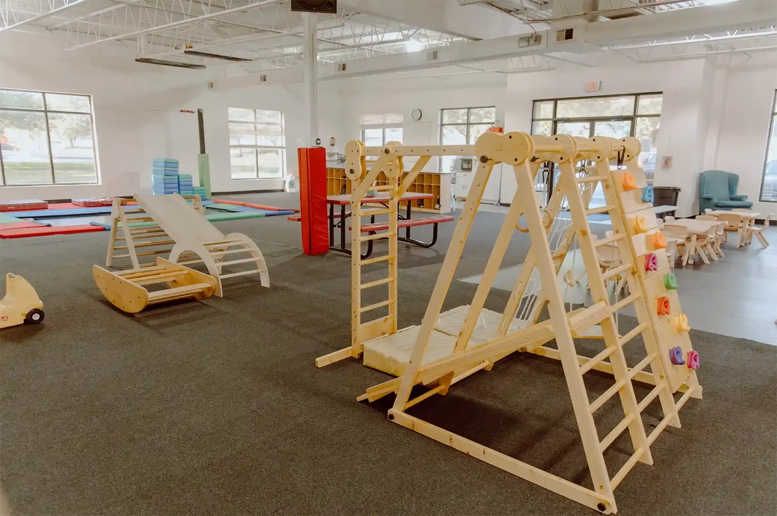 Indoor play area at Kids Cave Play Cafe in Omaha