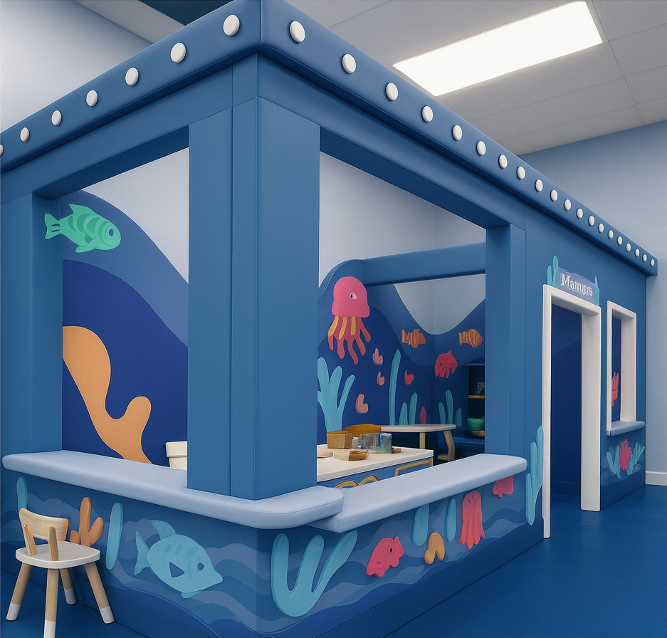 Pretend bakery at KidTopia Zone