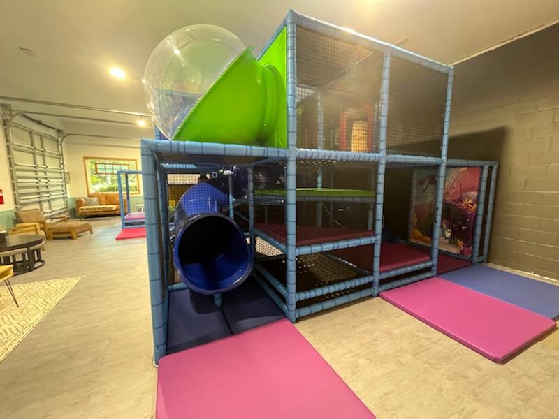 Soft-play features at Kidz at Play Family Cafe