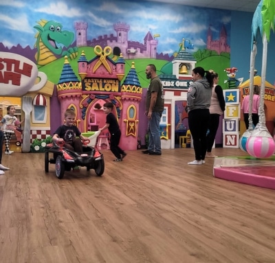 Exclusive-use play space at Kidz Kastle
