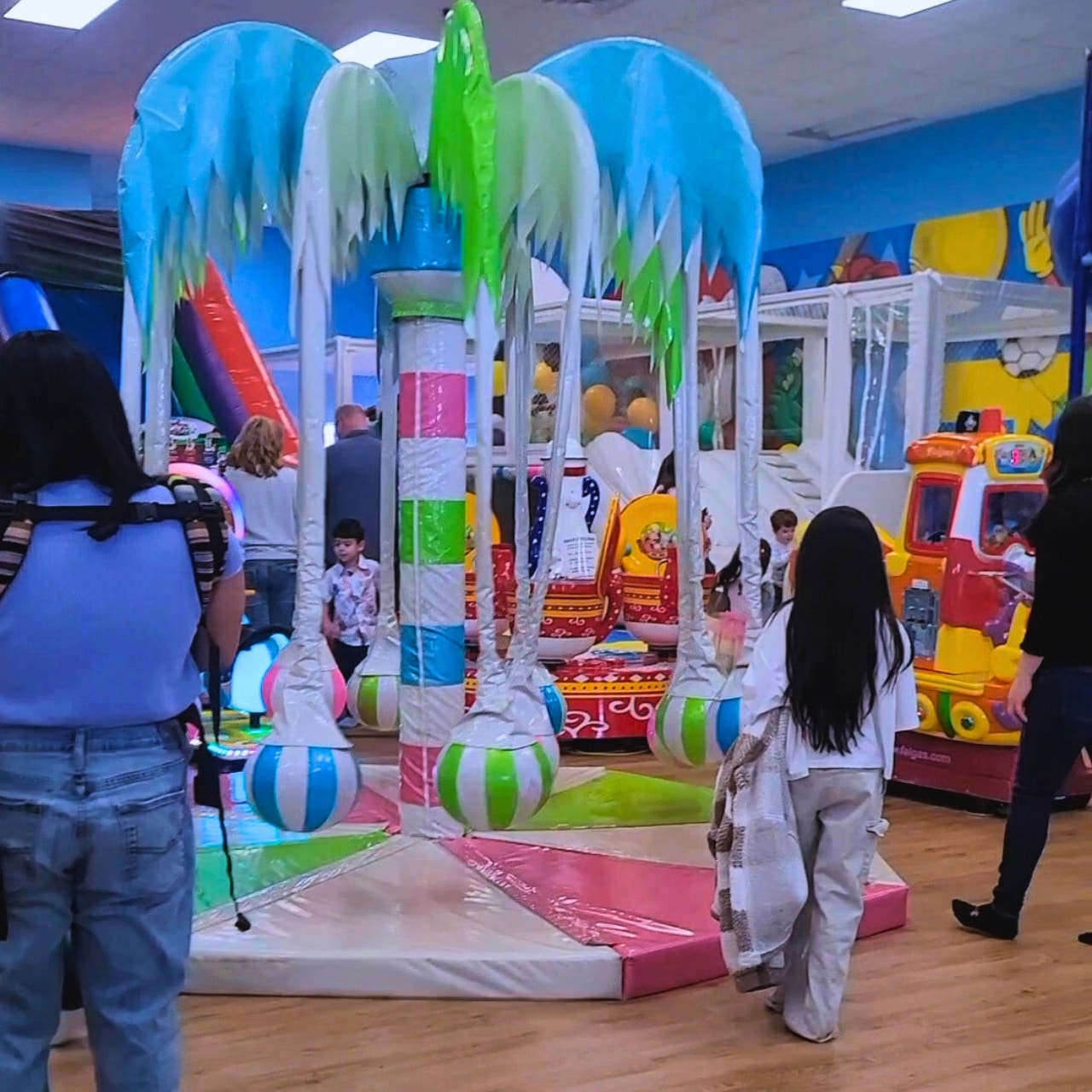 Party floor view at Kidz Kastle